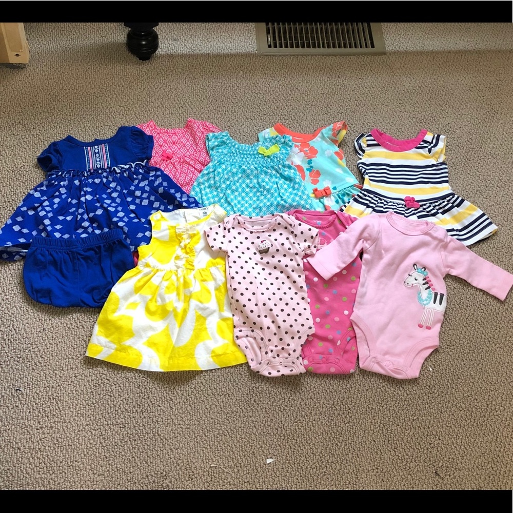 Lot of NB girl clothes